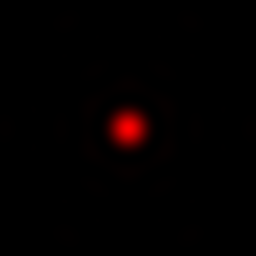 Laser interference pattern from tiled hexagonal aperture.png